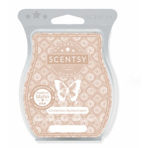Scentsy Cinnamon Buttercream Wax Bar New Bakery Scent Cinnamon Cream Melt